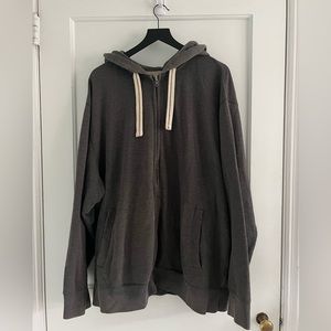 Gray Foundry Zip-up hoodie